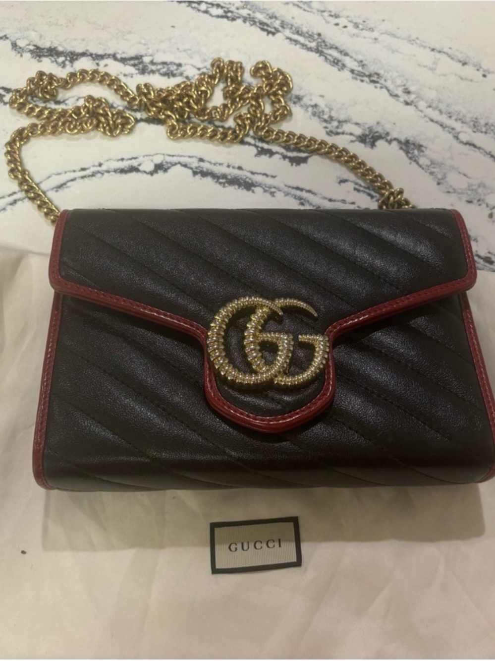 Gucci Leather Crossbody Bag - Picture 2 of 12